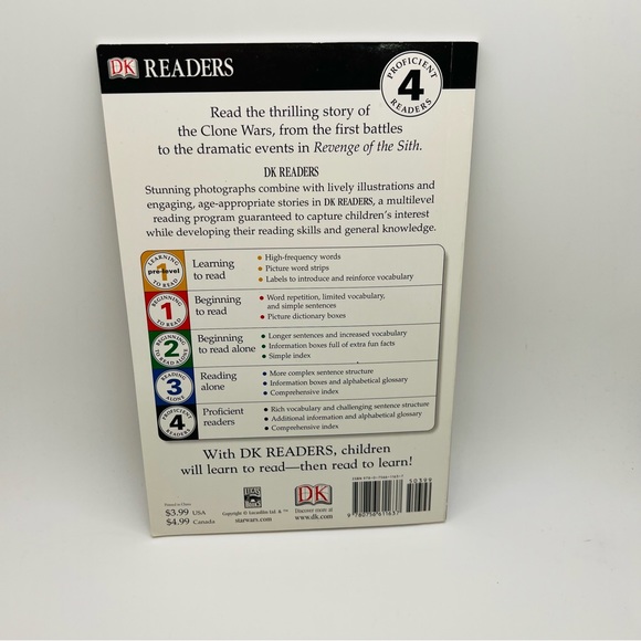 NWT Star Wars Level 4 Books. Bundle of 4 books - Picture 11 of 12